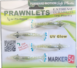 Marker 54 Glide Prawnlets 2.5" 4 pack