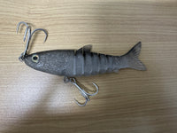 Shads Lures Jointed Boneys 5” Silver Shad