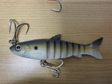 Shads Lures Jointed Boneys 5” Crazy Mullet