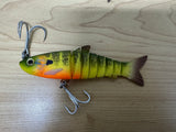 Shads Lures Jointed Boneys 5” Peacock Bass