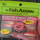 Fish Arrow Flash J Curly SW 2 inch