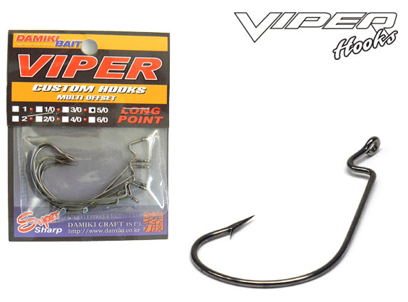 Damiki Viper Worm Hook – Master Angler